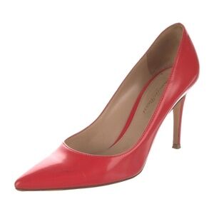 Gianvito Rossi Red Leather Pumps | Size 7 Stiletto Heels *MSRP* $795
